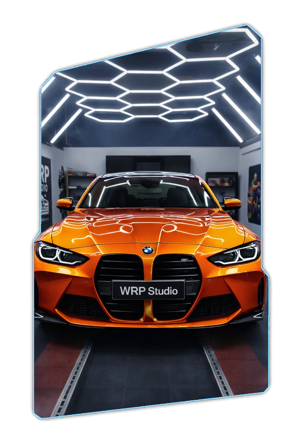 BMW M4 czyste po detailingu i oklejeniu folią - WRP Studio Olsztyn