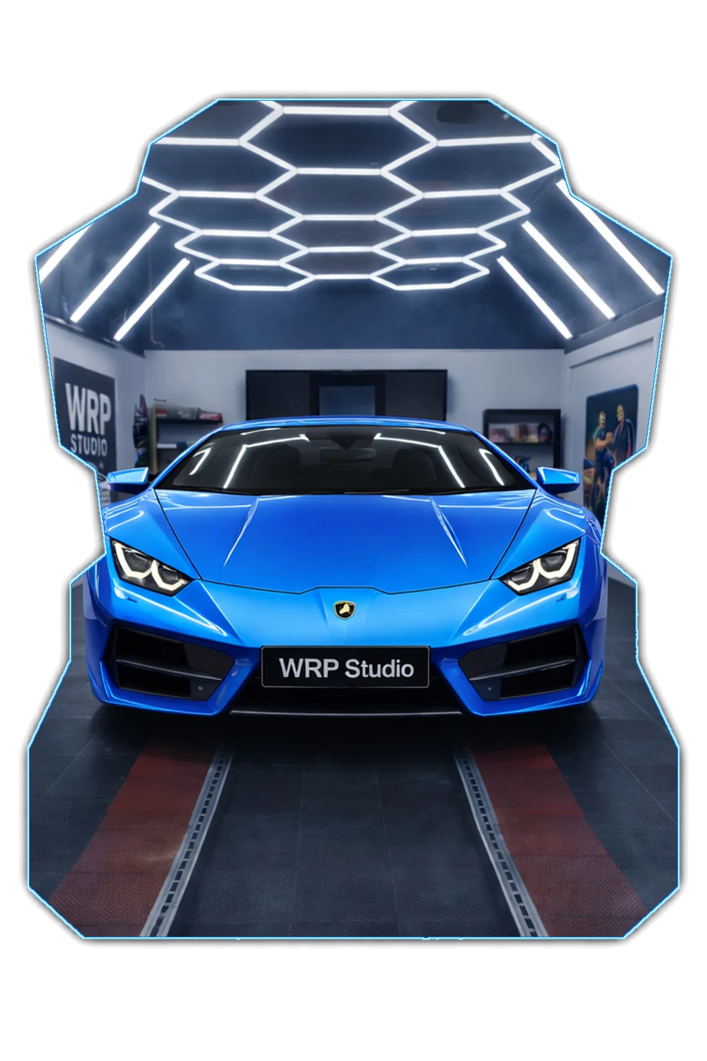 Lamborghini Huracan czyste po detailingu i oklejeniu folią - WRP Studio Olsztyn