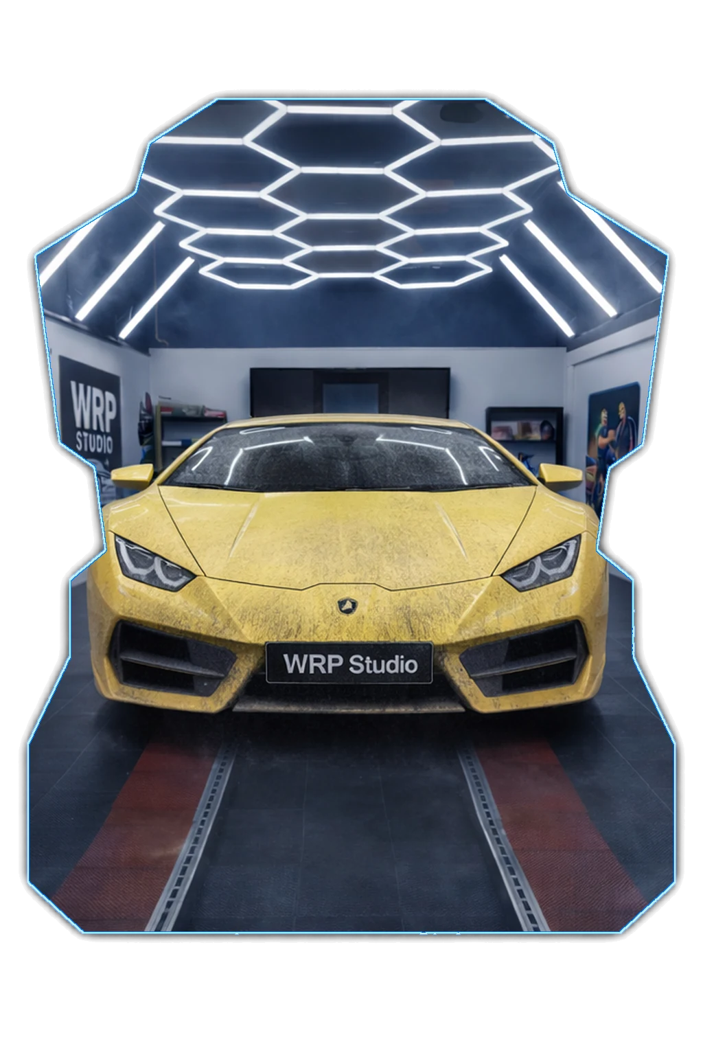 Lamborghini Huracan zabrudzone przed detailingiem - WRP Studio Olsztyn
